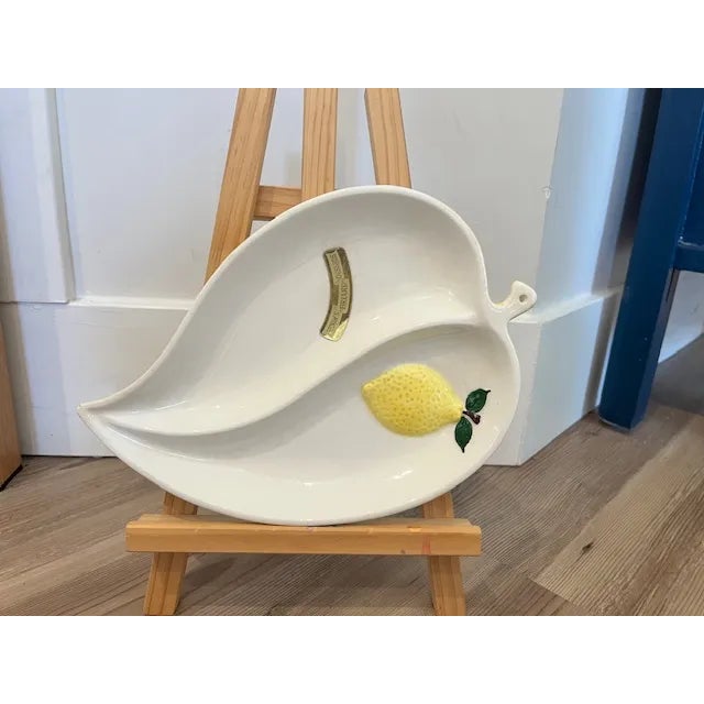 Georges Briard 1960s Mid-Century Modern Georges Briard Design Lemon Dish For Sale - Image 4 of 8