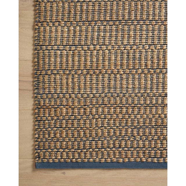 2020s Angela Rose x Loloi Colton Natural / Navy 2'-6" x 8'-0" Runner Rug For Sale - Image 5 of 8