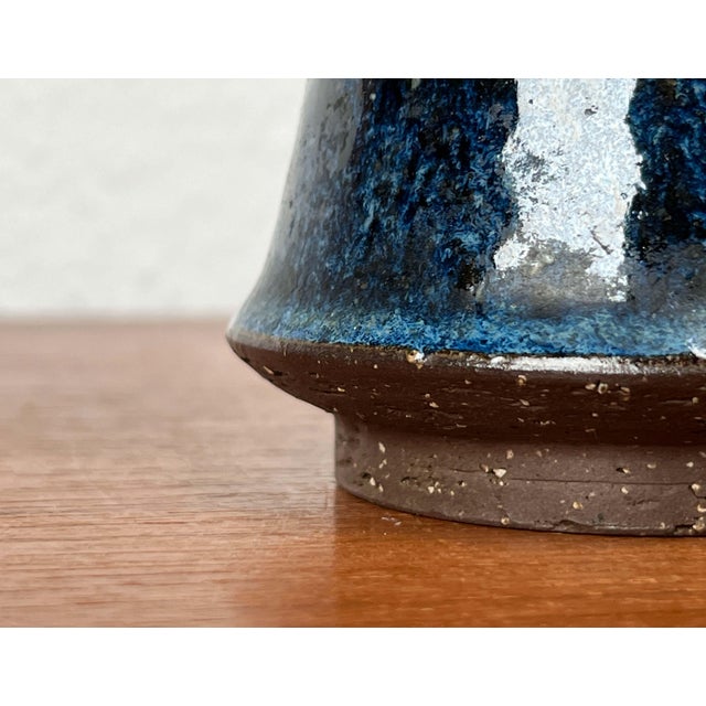 Ceramic Mid-Century Modern Danish Studio Pottery 6310 Candleholder from Michael Andersen Keramik, Bornholm, 1960s For Sale - Image 7 of 11