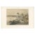 Antique print titled 'Nice, vue prise de l'extremité du Mont Boron'. View of the city of Nice, near Mont Boron, France....