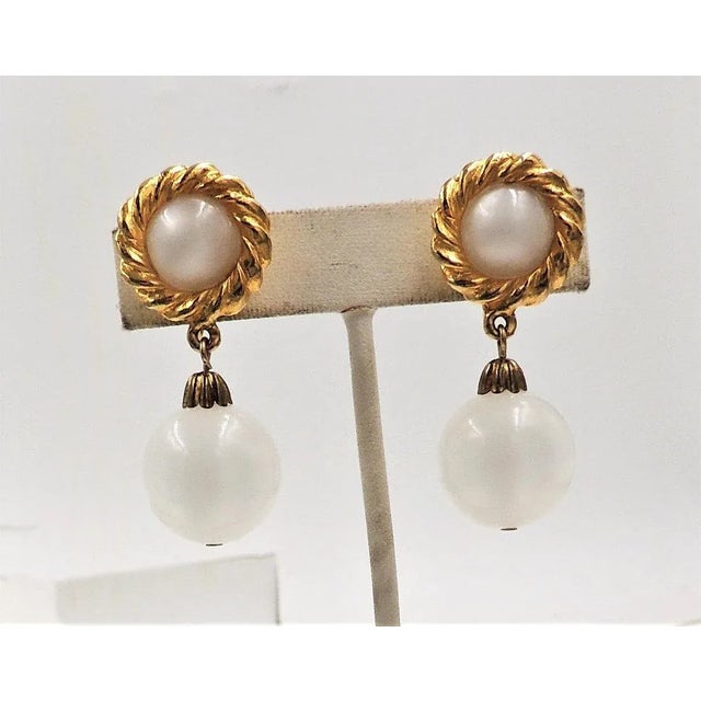 RECTO■25SS_IBIZA FORMICA DROP CLIP EARRINGS■正規品★人気 Gold & Brown Ibiza Formica Drop Clip Earrings by RECTO on Sale