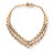 Stylish vintage diamond "V" bracelet crafted in 14 karat yellow gold (circa 1980s). Diamonds total an estimated 1.11...