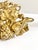 Metal Vintage Gilt Cast Metal Floral Curtain Tiebacks With Hydrangeas, Pair For Sale - Image 7 of 7