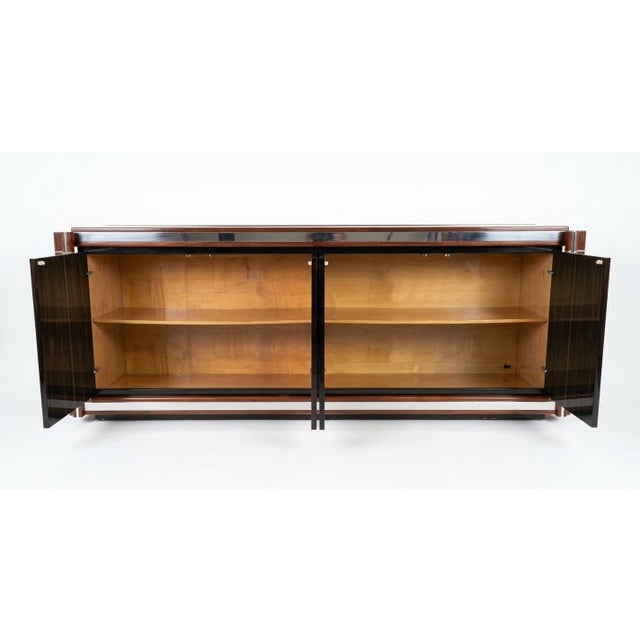1970s Regency Style Sideboard by Paolo Barracchia for Roman Decò, 1970s For Sale - Image 5 of 12