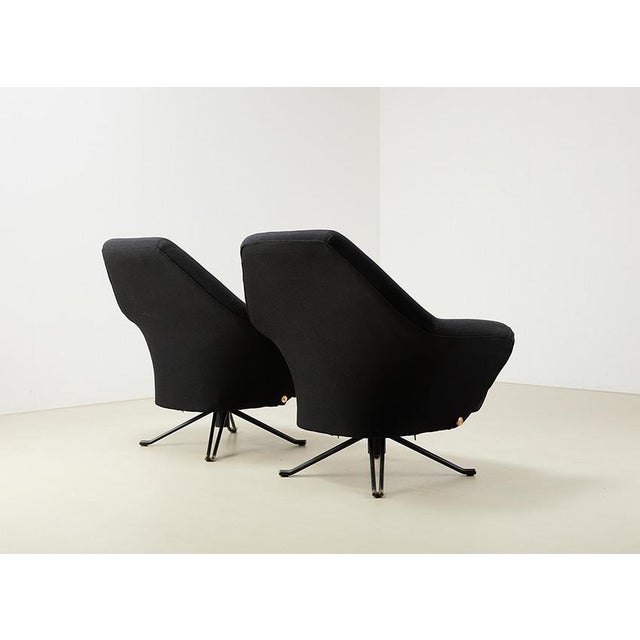 1960s P32 Lounge Chairs by Osvaldo Borsani for Tecno, 1956, Set of 2 For Sale - Image 5 of 12