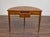 19th Century Italian Walnut Demi-Lune Table With Satinwood Inlay and Rear Drawer For Sale - Image 9 of 10