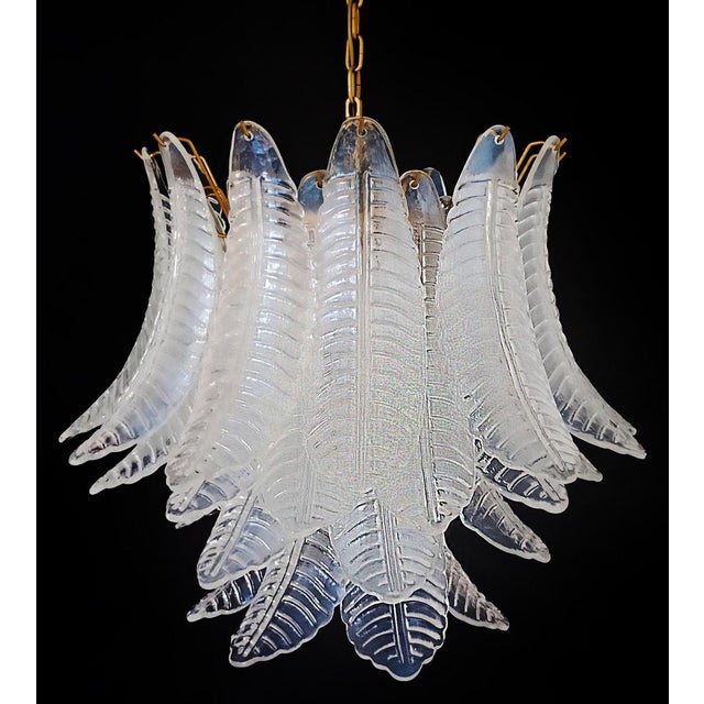 Vintage Italian Murano Glass Chandelier, 1980 For Sale - Image 9 of 18