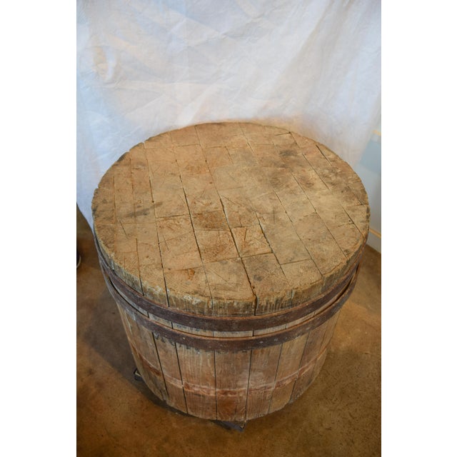 Mid 19th Century Mid 19th Century Large Round Butcher Block For Sale - Image 5 of 7