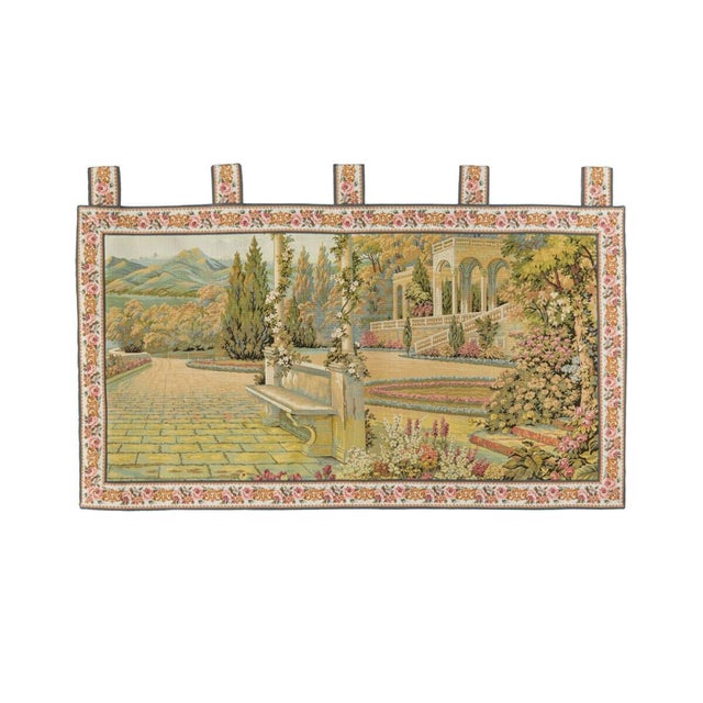 This beautiful tapestry is woven on a jacquard loom by skilled weavers, keeping alive the centuries old tradition of...