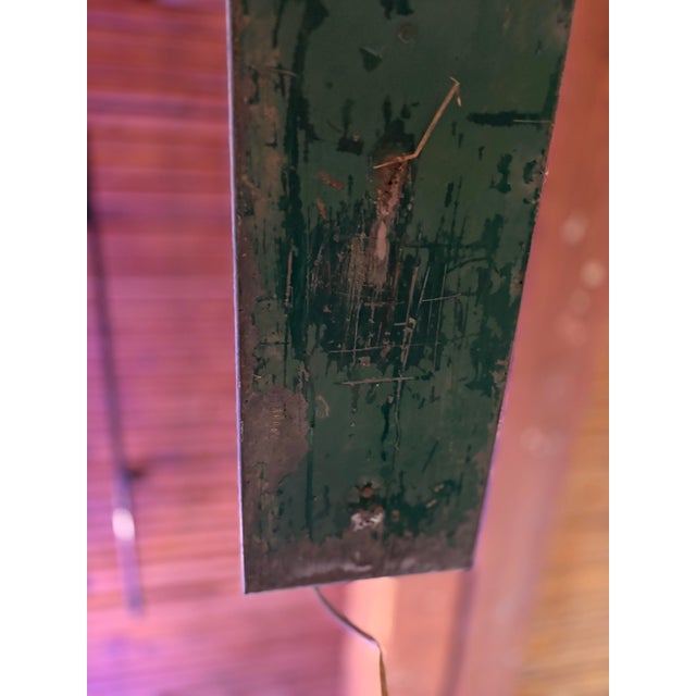 Large Vintage "George's Music Store" Commercial Hanging Sign For Sale - Image 9 of 12