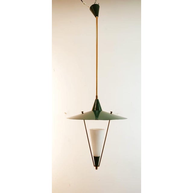 Dome Suspension with Glass Cone For Sale - Image 16 of 17