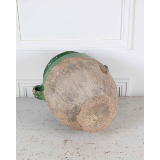 French 19th Century Green-Glaze Confit Pot For Sale - Image 10 of 10