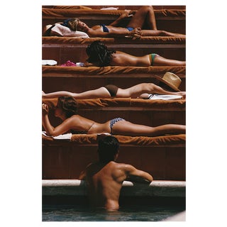 Slim Aarons, Eye of the Beholder, Estate Stamped Photographic Print For Sale