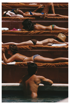 Slim Aarons, Eye of the Beholder, Estate Stamped Photographic Print