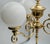 Vintage Art Deco Style Ceiling Chandelier For Sale - Image 4 of 9