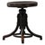 1920s Austrian Industrial Wooden Swivel Stool For Sale - Image 10 of 18