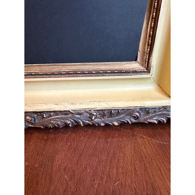 Vintage Neoclassic Carved Wood Wall Mirror - Made in England For Sale - Image 10 of 12