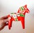 Mid-Century Modern Mid Century Large Swedish Modern Hand Painted Dala Horse by Nils Olsson For Sale - Image 3 of 7