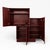 Late 20th Century Large Postmodern Oxblood Lacquer Bar or Media Cabinet, 60 In. For Sale - Image 13 of 16