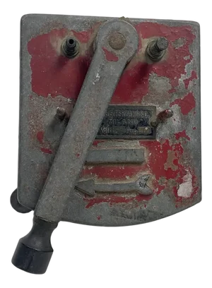 Antique Industrial Switch, Italy, 1920s