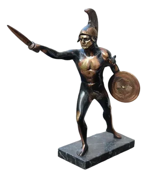 Italian Sculpture of Roman Warrior or Gladiator, 1950s