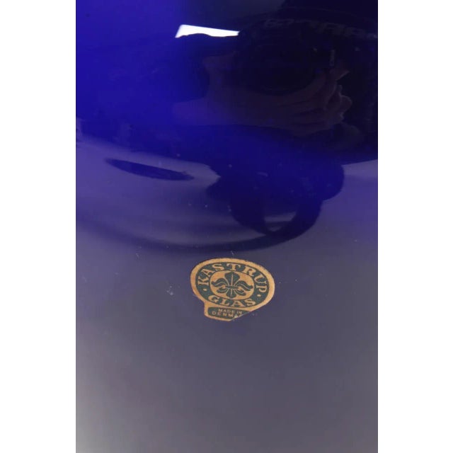 Glass Glass Vases by Otto Brauer for Kastrup glasværk, 1950s, Set of 2 For Sale - Image 7 of 8