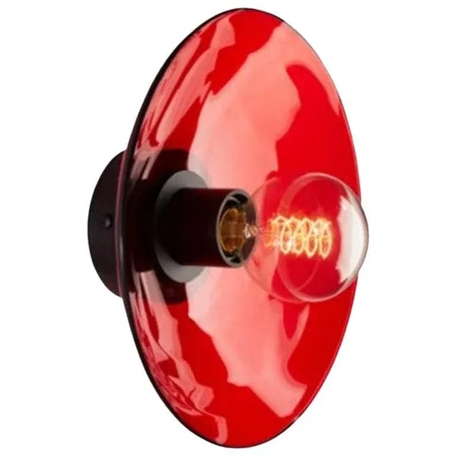 Acid Red Zénith Wall Light by Radar For Sale - Image 9 of 9