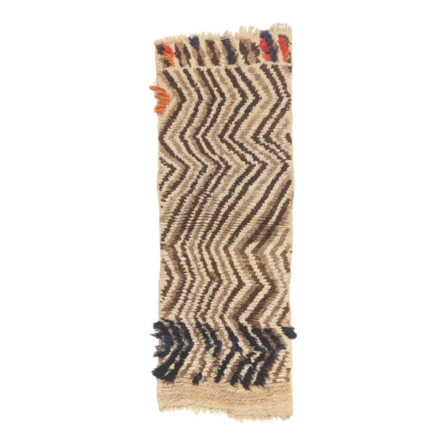 Vintage Azilal Moroccan Rug, 02'04 X 06'02 For Sale