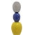 Mid-Century Modern Blue/Red/Silver/Yellow Totem by Alessandro Mendini, Italy, 1970s For Sale - Image 3 of 7