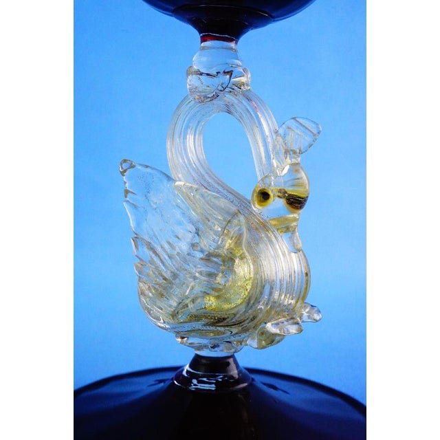 Vintage Tipetto Veneziano Stand in Murano Glass from Salviati & C., 1950s For Sale - Image 16 of 18