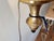 Late 20th Century Brass Mounting, Clear Glass Globe Wall Sconce For Sale - Image 4 of 5
