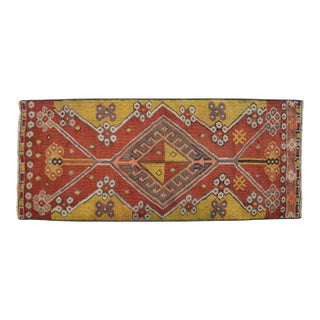 Sumac Weave Petite Rug. Small Turkish Kilim Chic Area Rug - 1'5" X 3'4" For Sale