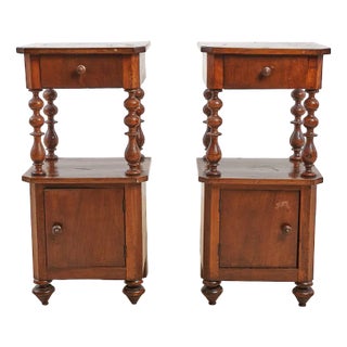 Bedside Tables, Set of 2 For Sale