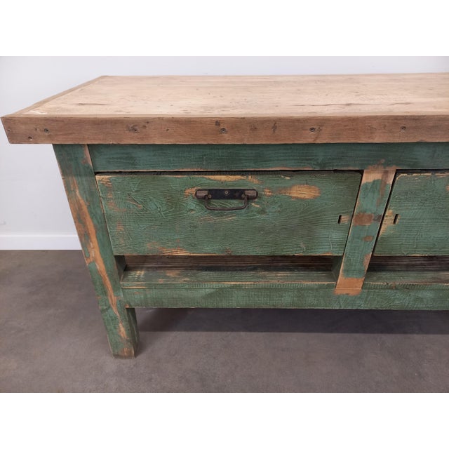 Workbench with Drawers, 1950s For Sale - Image 11 of 18