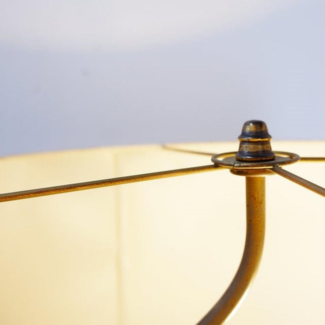 Mid-Century Teak and Brass Floor Lamp, Denmark, 1960s For Sale - Image 12 of 15