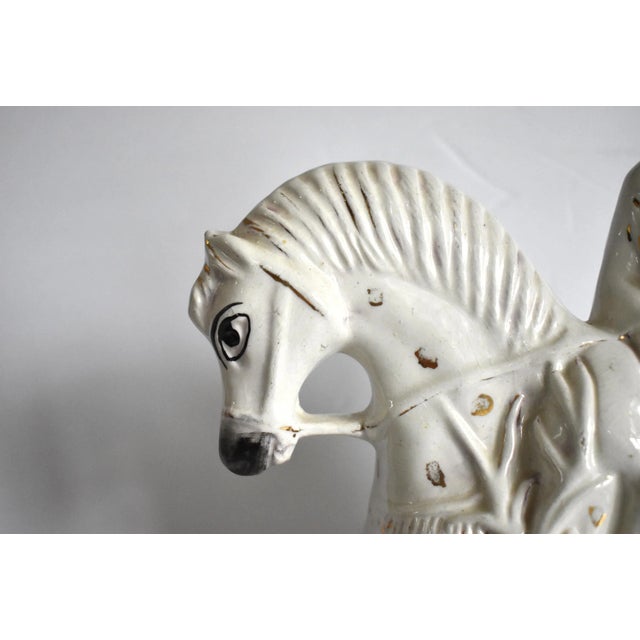 Staffordshire Antique Staffordshire Scottish Hunter on Horseback Figurine For Sale - Image 4 of 9