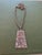 Metal Silver Vintage Crown Trifari Large Pendant Necklace For Sale - Image 7 of 8