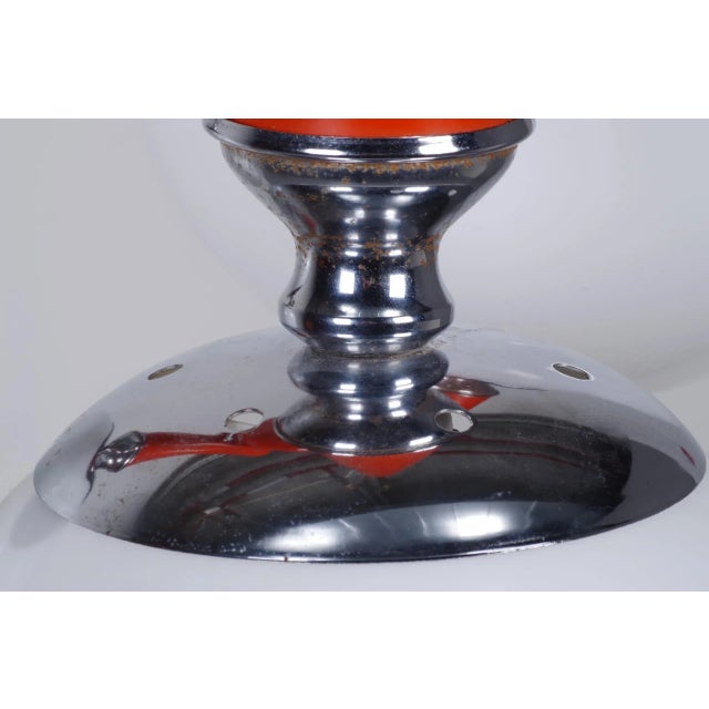 1960s Mid-Century Red Italian Chandelier For Sale - Image 5 of 11