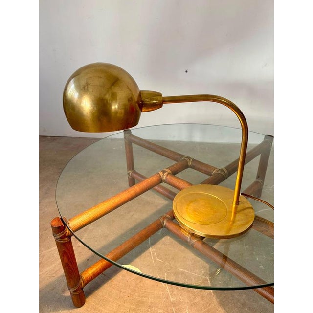 Metal Model 25 Brass Table Lamp by Sergio Asti for Candle, 1960s For Sale - Image 7 of 10