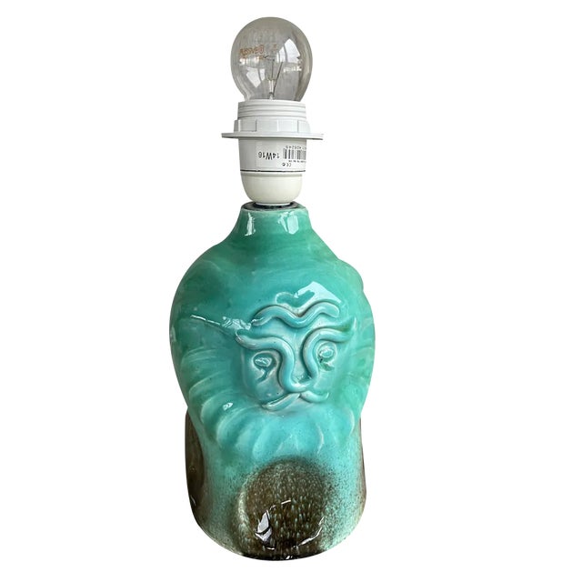 Ceramic Table Lamp, 1980s For Sale