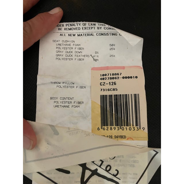 Contemporary Sleigh Style Wood Daybed by Century Furniture, Cazzy Collection For Sale - Image 11 of 12