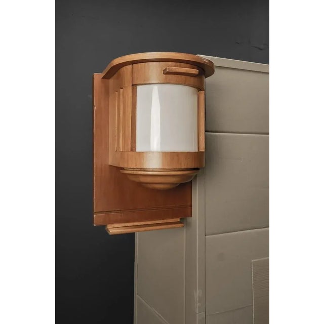 Modern Organic Architectural Wooden Lamps, Set of 2 For Sale - Image 12 of 18