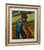 Piero Leo, Farmer with Scythe, 1974, Oil Painting on Hardboard, Framed For Sale - Image 6 of 7