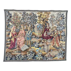 Vintage Medieval Design French Tapestry