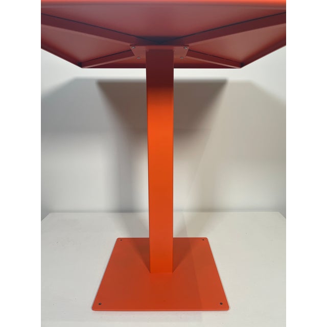 Contemporary Ethimo Dining Pedestal Table 28x28 New in Box, Attributed For Sale - Image 3 of 6