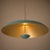 Brass Dome Pendant Light, Raw Brass Finish Scandinavian Kitchen Island Lighting, Mid Century Ceiling Light, Green Hanging Lamp For Sale - Image 4 of 8