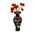 Large Chinese Porcelain Vase with Poppies, in Flawless conditions. Designed 1960 to 1969