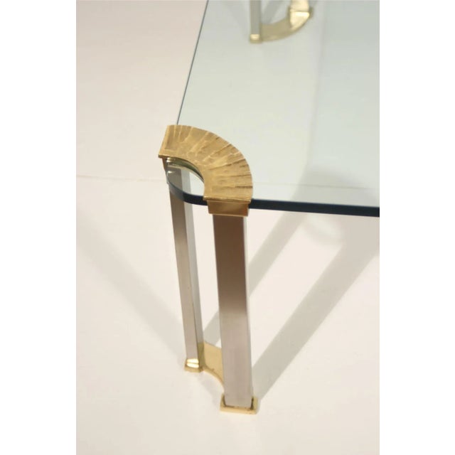 Bronze and Glass Coffee Table, 1970s For Sale - Image 16 of 17