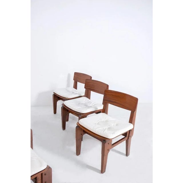 Vintage Italian Chairs by Vito SanGirardi for the Pallante Shop, Set of 6 For Sale - Image 11 of 18