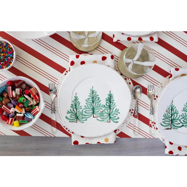 Plastic VIETRI Melamine Lastra Holiday Dinnerware Three-Piece Place Setting For Sale - Image 7 of 9